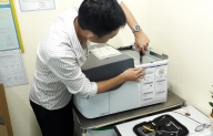 Tecotec carry out preventive maintenance and calibration the EDX-LE X-ray fluorescence spectrometer at Kanepackage Vietnam